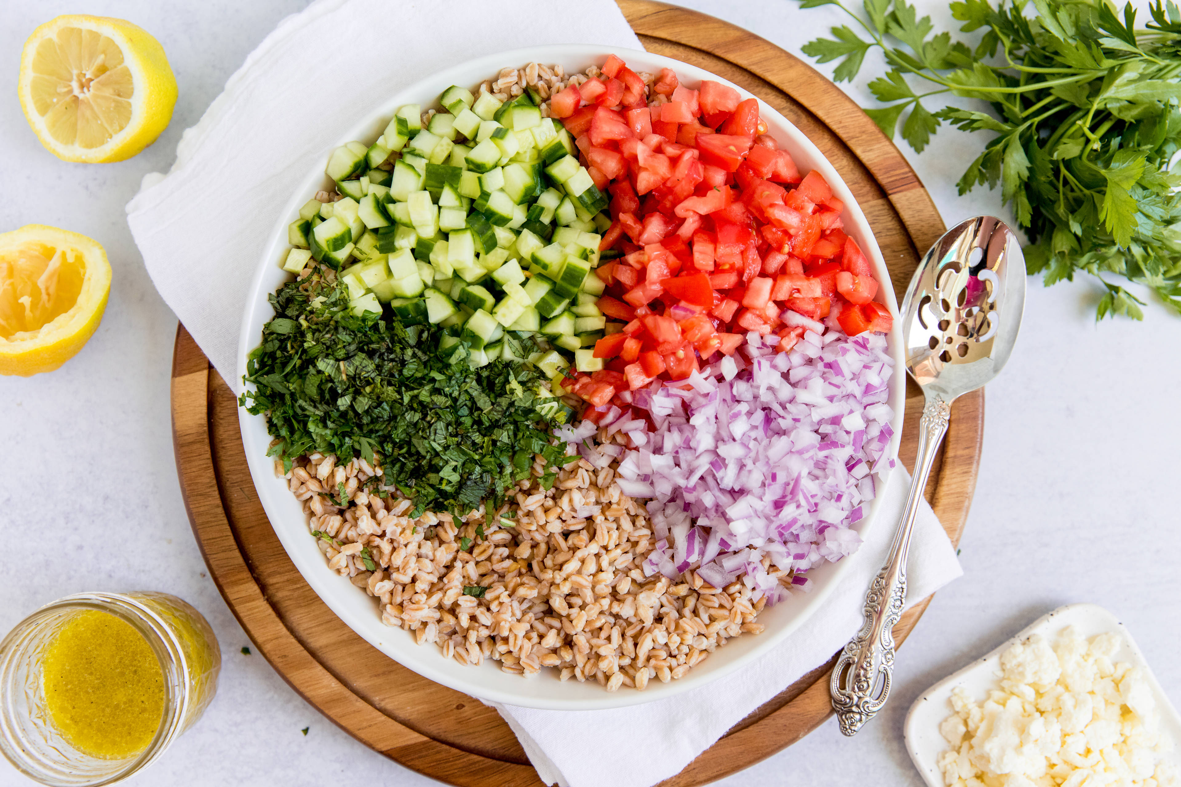 farro tabbouleh salad