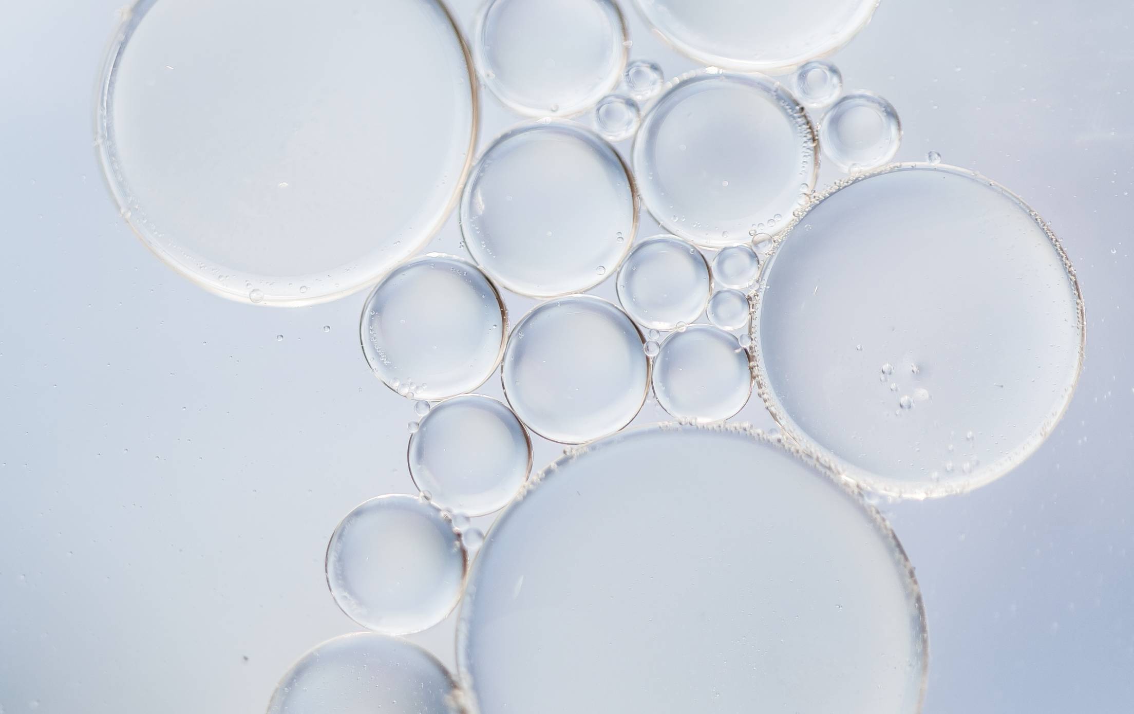 clear bubbles